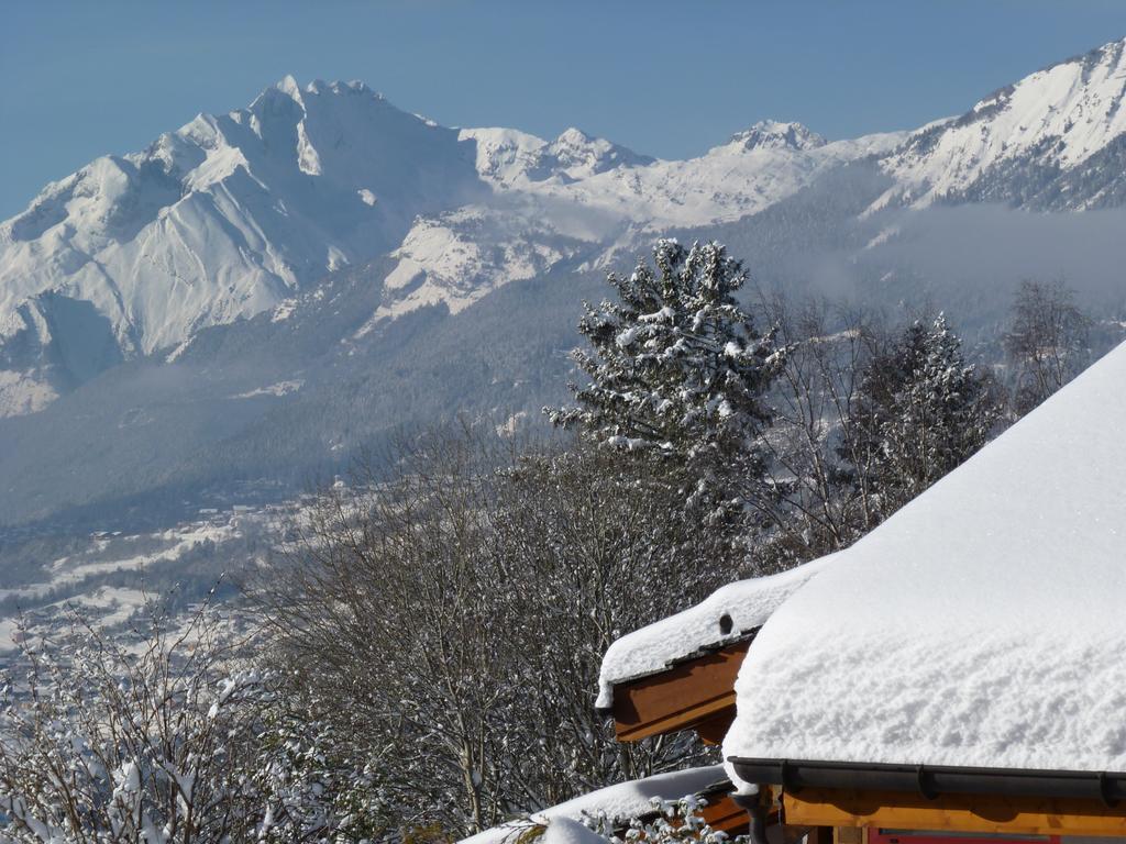Chalet Des Alpes - Sunset View - كرانز مونتانا المظهر الخارجي الصورة