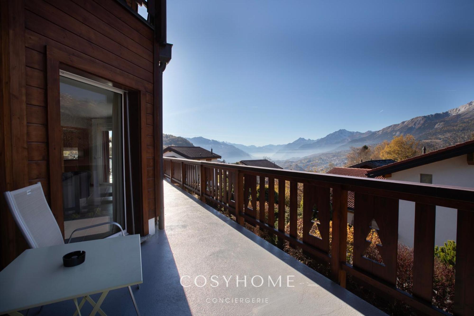 Chalet Des Alpes - Sunset View - كرانز مونتانا المظهر الخارجي الصورة